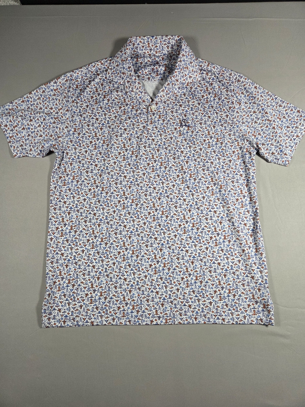 Rhoback Texas Space City Polo Mens Large